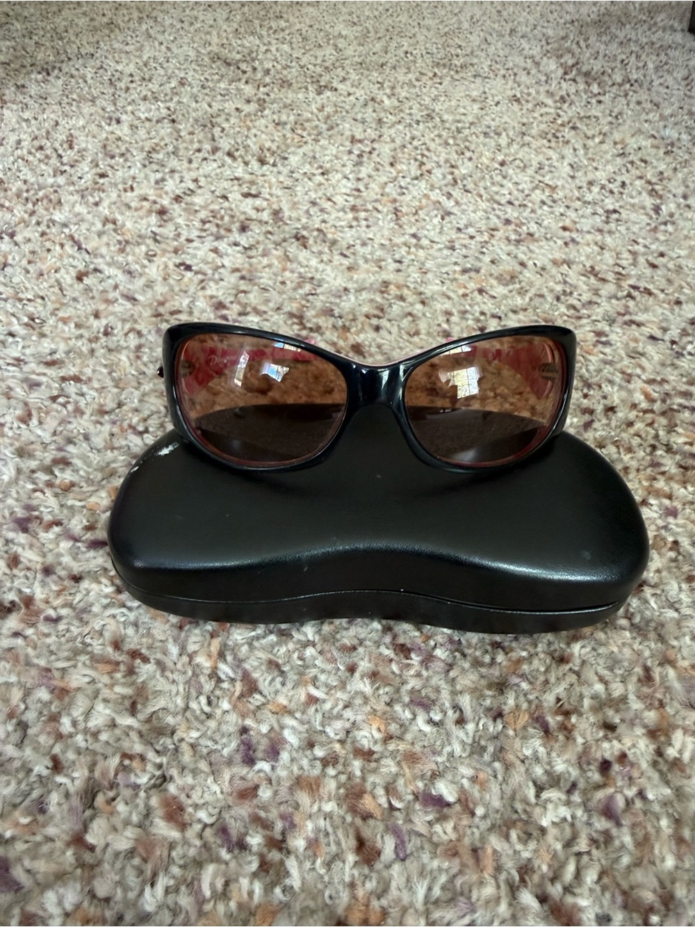 Oakley Black Frame Brown Lens Women's Sunglasses